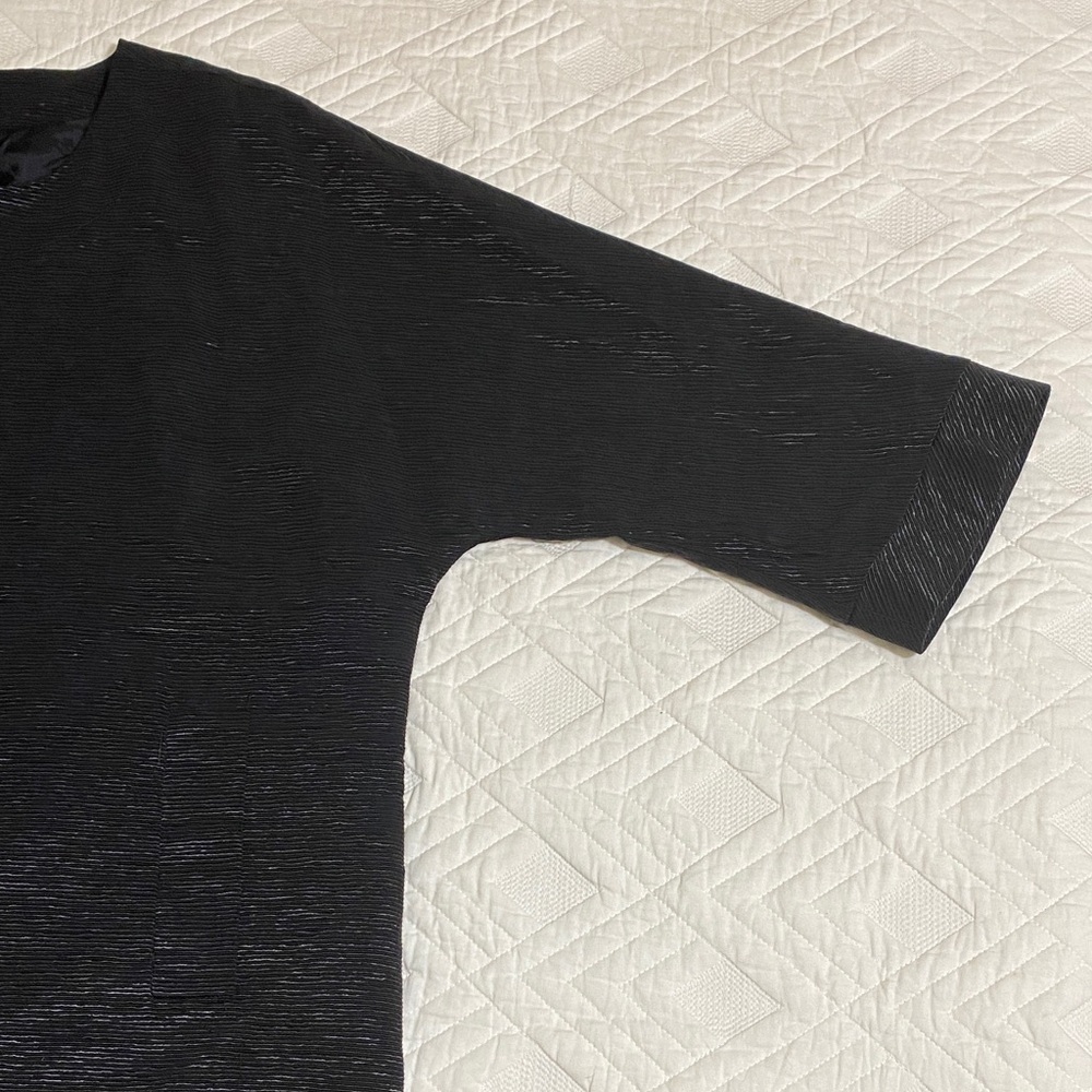 NWOT EILEEN FISHER Relaxed-Fit Textured Jacket w 3/4 Sleeve Women's Size XL - Picture 6 of 9
